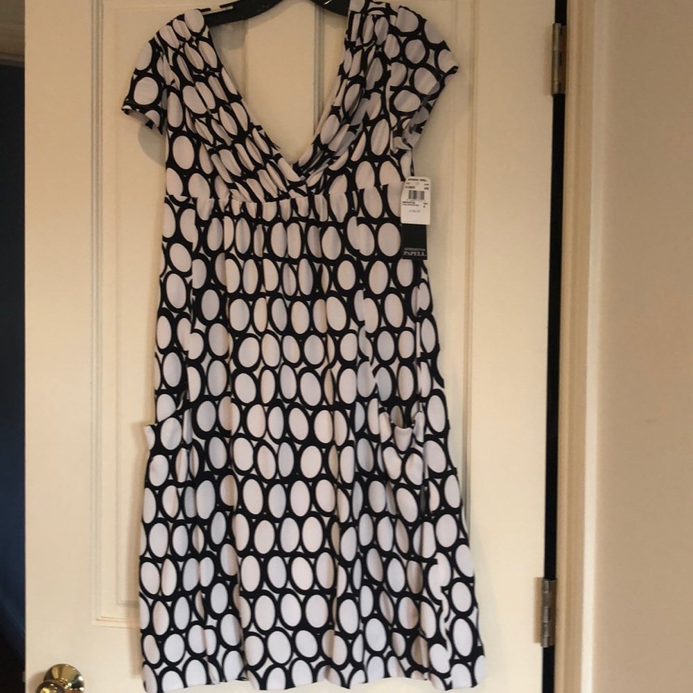 Black and white dress